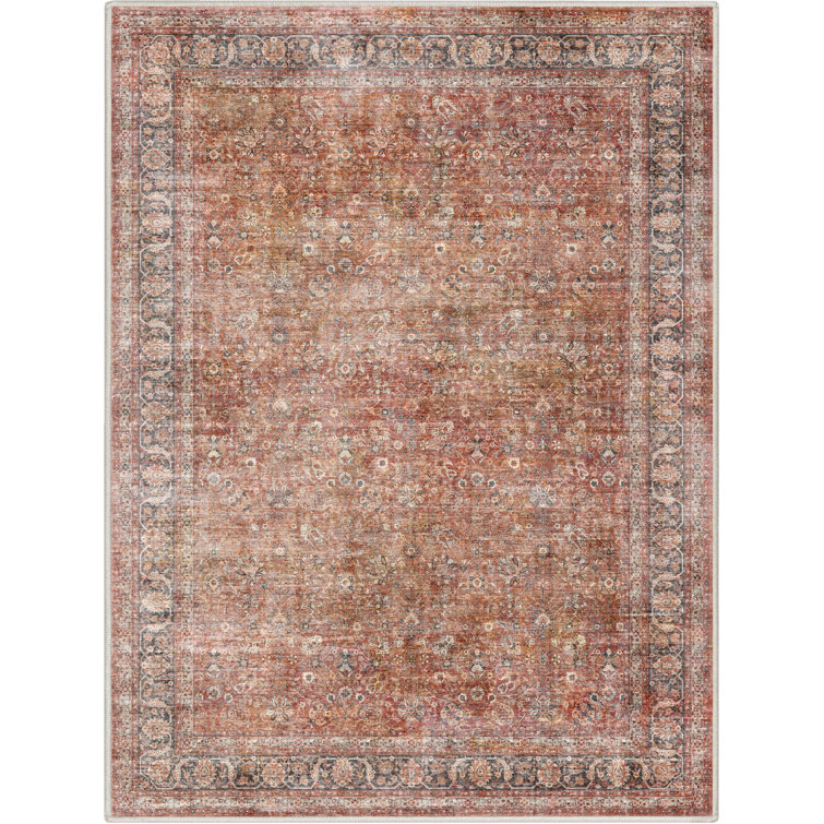 Well Woven Asha Delphine Vintage Persian Oriental Red Area Rug